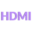 HDMI.stl Adapter Labels