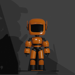 LDR_img1.png STL file Love Death + Robots : Orange Robot #TWOTREESROBOT・3D printable model to download