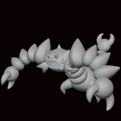 Drapion.png Файл STL 452- Фигурка покемона Драпиона・Шаблон для 3D-печати для загрузки