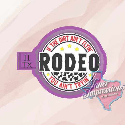 Rodeo Dirt Flyin Freshie Mold