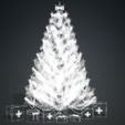 1214198-poly.jpg Chrismas Tree 3D Model - Obj - FbX - 3d PRINTING - 3D PROJECT - GAME READY NOEL Chrismas Tree  Chrismas Tree NOEL