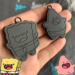 photo_2023-09-23_11-38-27-копия.png SpongeBob and Patrick Frienship Keychains (Easy to Print without Supports)