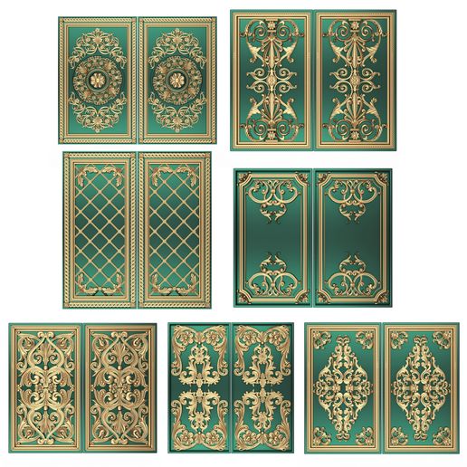 Backgammon Set Collection 01