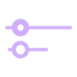 Line hands.stl Modular desk clock