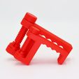 Headphone-clamp-double-red.jpg Headphone clamp Desk Mount hook