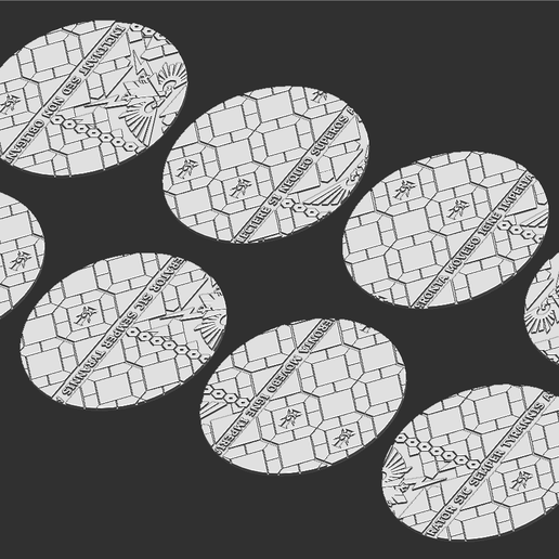 100mm Round Base - Imperial Palace 3D model