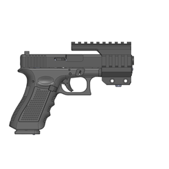 2.png STL file Pistol mount・3D printable model to download