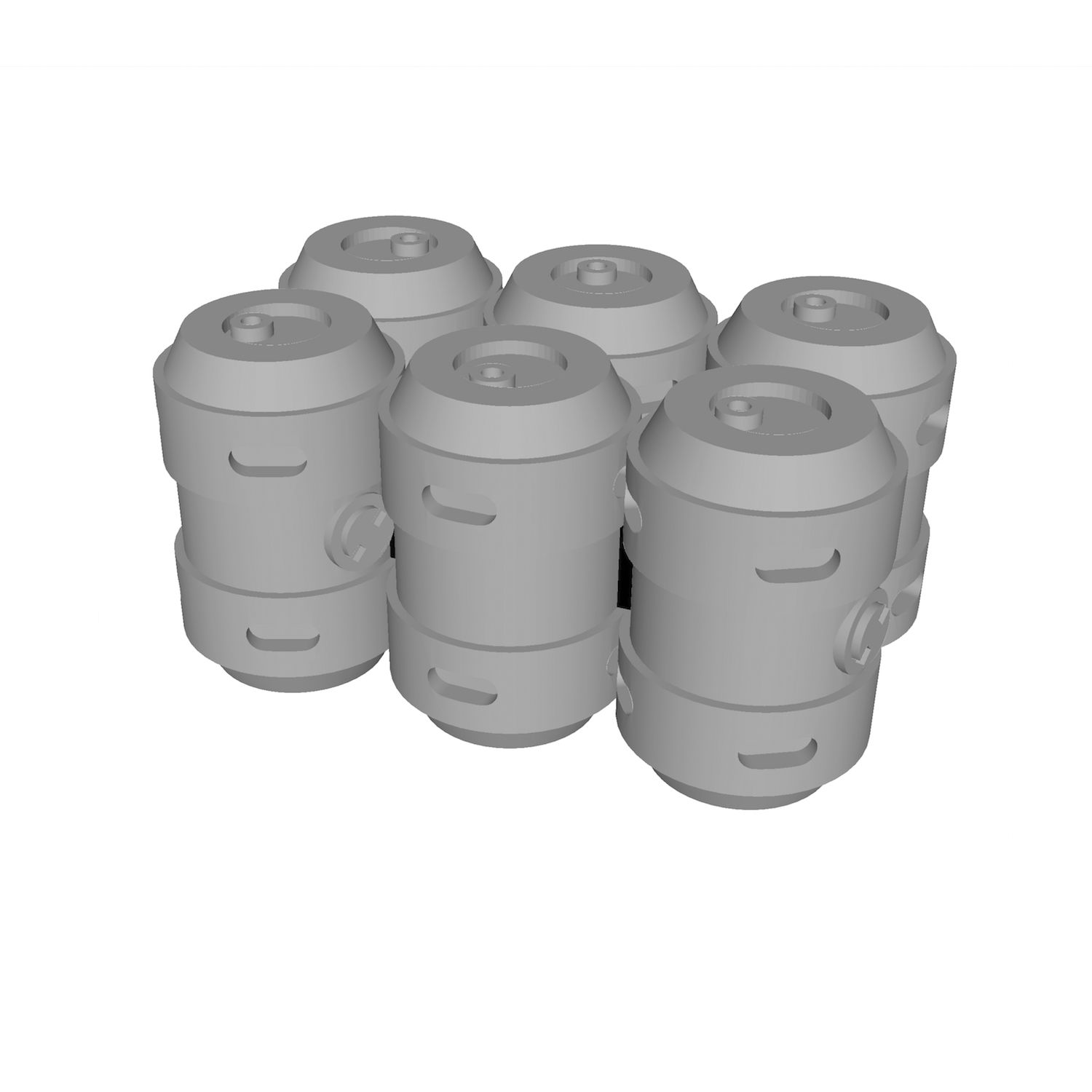 Barrels-Alpha-square-3-x-2.jpg Télécharger fichier STL Type Alpha Transport Drums • Design pour imprimante 3D, BitsBlitzDesigns