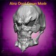 5.jpg Ainz Ooal Gown Mask from OverLord - Fan Art for cosplay 3D print model