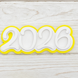 ChatGPT-Image-5-de-dez.-de-2025,-14_44_27.png ✨ "2026" Высечка для печенья + штамп + ручка | STL файл