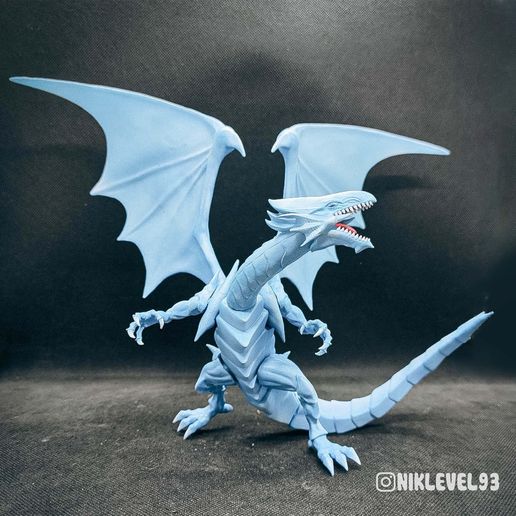 👀 ブルーアイズ・ホワイト・ドラゴン・遊戯王・ STL ファイル（3D