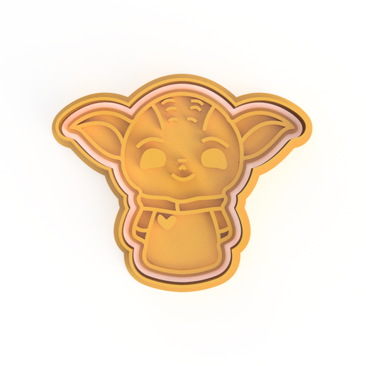 Baby Yoda cookie cutter / Baby Yoda Cookie Cutter 3D model