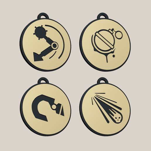 b0.jpg Deadlock Bebop 04 Skills Set Schlüsselanhänger STL - Bonus Geschenk