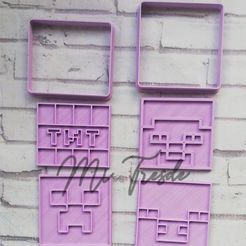 set-minecraft-cortantes-foto.jpeg STL file Minecraft cutter and marker set・3D printing model to download