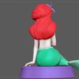 6.jpg ARIEL SIRENITA PRINCESA DISNEY PERSONAJE LINDA CHICA ANIME IMPRESIÓN 3D