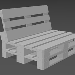 fauteuil.png STL-Datei Palettensessel・Vorlage für 3D-Druck zum herunterladen