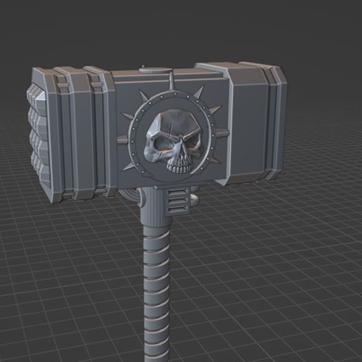 Obtain free file Heavy Thunder Hammer • 3D printable template ・ Cults