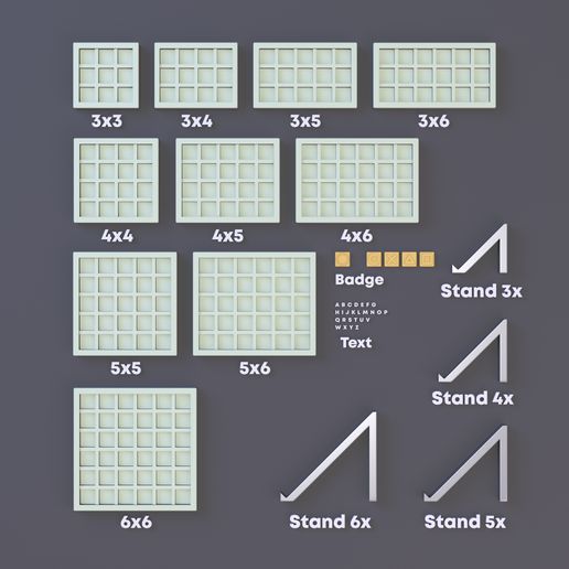 all.jpg Artisan Keycap Tray -DIGITAL FILES FOR 3D PRINTING - KEYCAP TRAY FOR ARTISAN KEYCAP