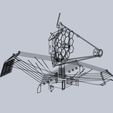 jw17.jpg Download DXF file James Webb Space Telescope JWST Basic Model • 3D printer template, julian-danzer