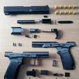 IMG20230517122937_.jpg Canik TP9SF Shell Ejecting Semi Auto Rubber Band Gun Fully Functional Scale 1:1