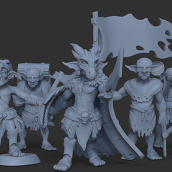 Family.png The Goblin warband of Brightwood 28mm