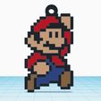 Foto-Mario-1.jpg SUPER MARIO BROS keychain set, PIXEL ART style