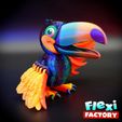 Flexi-Factory-Toucan_01.jpg Flexi Factory Toucan (con 3mf)