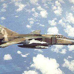 Mikoyan-Gurevich-MiG-23.jpg OBJ file Mikoyan-Gurevich MiG-23・3D printing model to download