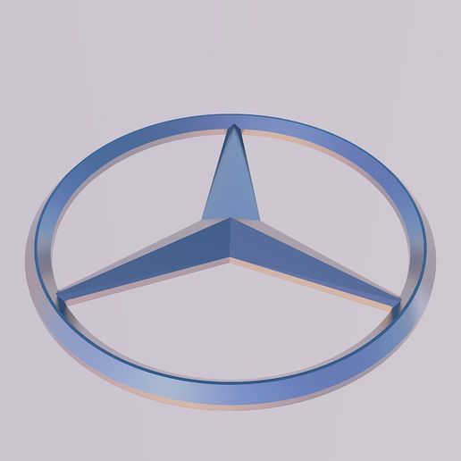 Mercedes Benz Logo 3D model