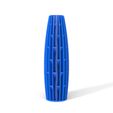 TOWERS-04-FRONT-NOBLEBLUE.JPG STL-Datei TOWERS VASE 04・Modell für 3D-Drucker zum Herunterladen