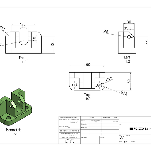 EJERCICIO 531 ONSHAPE