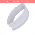 Almond~3.5in-cookiecutter-only2.png Almond Cookie Cutter 3.5in / 8.9cm