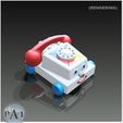 REND001.jpg MINI RETRO TOYS - Chatter phone (with moving eyes!)