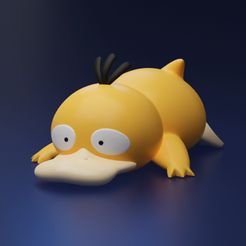 psyduckC01.jpg Télécharger le fichier STL Psyduck Misty Pokemon Décoration de table mignonne • Objet pour impression 3D, Stardemy