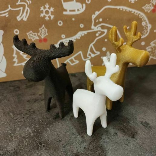 Free STL file Reindeere without hook・3D print model to download・Cults