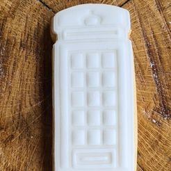 331404309_1206711966651732_2644036230996717609_n.jpg STL file London Themed Phone box Cookie Cutter Stamper Embosser・3D printing model to download