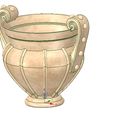 AmphoreV05-01.jpg amphora greek cup vessel vase v05 for 3d print and cnc