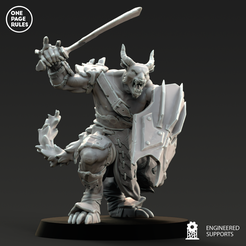 b-warriors-render-1.png Free STL file Beastmen Warrior・3D printing idea to download