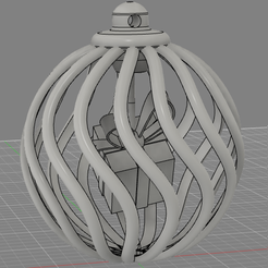 Boule-02-In-03.0.png STL file Christmas ball V02.03・Template to download and 3D print, MOD-Stef