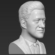 10.jpg President Bill Clinton bust 3D printing ready stl obj formats