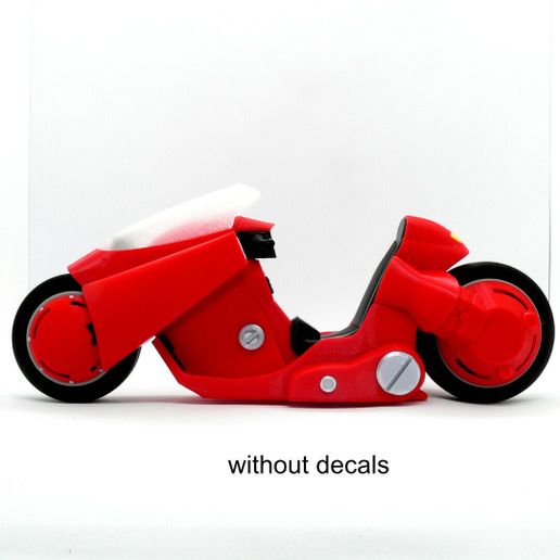 akira without decals1.jpg Free STL file AKIRA motorcycle・Design to download and 3D print, reddadsteve