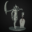 render-4.png Fichier STL gratuit Chasseur noir・Plan imprimable en 3D à télécharger