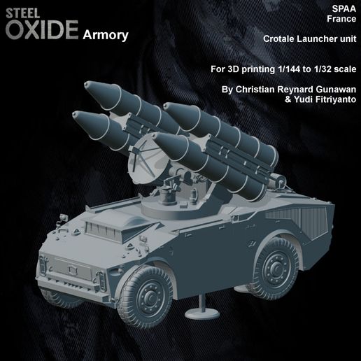 France Crotale SHORAD surface-to-air missile system launcher unit
