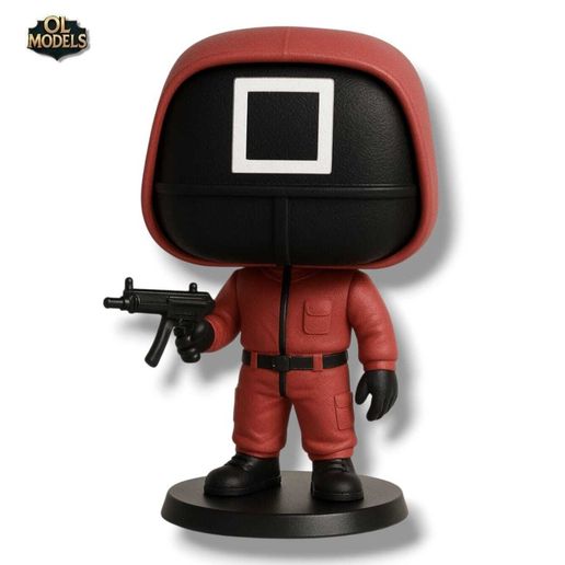 97.jpeg Soldier Chibi Figure Squid Game 3D Model