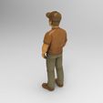 repor5.jpg Reporter with Microphone Speaking 1/32 Scale – Interview Figure for Motorsport Diorama