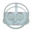 Happy Morty 2 Cookie Cutter.jpg COOKIE CUTTER, FONDANT, RICK AND MORTY, HAPPY MORTY