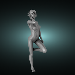 sexy-girl-ver-4.png STL file Sexy cute girl ver 4・Design to download and 3D print