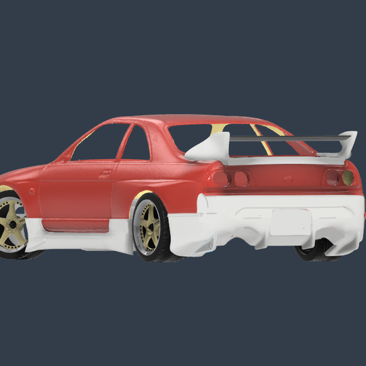 👽 1/24 Veilside R33 GTR Bodykit for Fujimi・ STL File for 3D