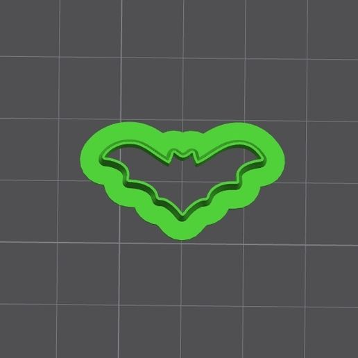 Murcielago1.jpg Polymer clay / cookie cutter pack, bat shape
