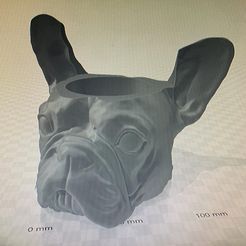 mate bulldog frances.jpg Télécharger le fichier STL gratuit mate bulldog frances • Objet imprimable en 3D, IMPRESION3DCORDOBAA
